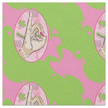 Grenouille rose et verte