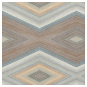 Tissu Gris Ardoise Bleu Beige Brown Jacquard funky Motif