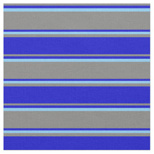 Tissu Gris, Bleu & Ciel clair Bleu Gris