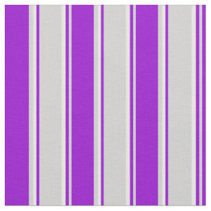Tissu gris clair, violet foncé et Motif blanc