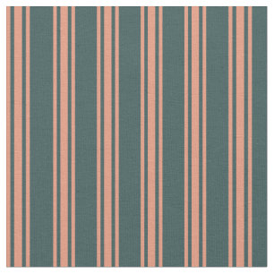 Tissu Gris d'ardoise foncée et Motif de couleur Saumon f