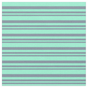 Tissu Gris d'ardoise légère et Motif d'aquamarine