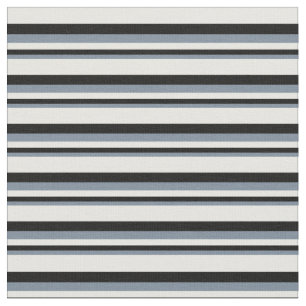 Tissu Gris d'ardoise légère, Gris noir et blanc