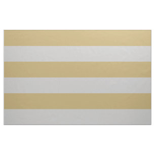 Tissu Gris et or Gris Grandes bandes Grande échelle