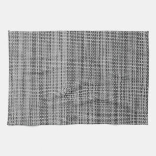 Tissu gris Faux Serviette de cuisine