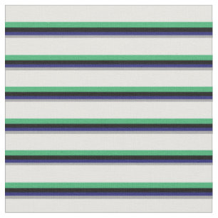Tissu gris foncé, bleu nuit, noir, vert mer et blanc