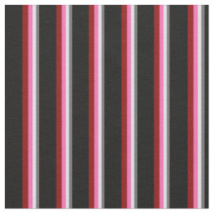 Tissu Gris foncé, lavande, rose chaud, rouge foncé et no