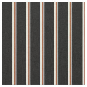 Tissu Gris foncé, Sienne, Jaune clair et lignes noires