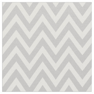 Tissu Gris moderne Chevron rayures