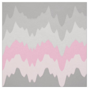 Tissu Gris rose Chevron Ombre Fade Abstrait