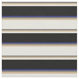 Tissu Gris, Tan, Beige, Noir et Bleu de minuit
