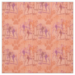 Tissu Gryhounds dans le brouillard
