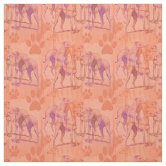 Tissu Gryhounds dans le brouillard