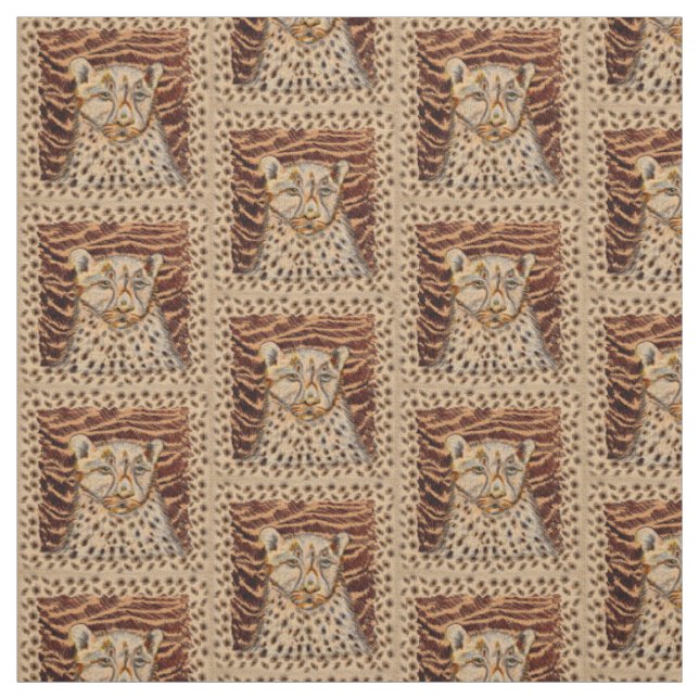 Tissu Guépard rapide (Échantillon)