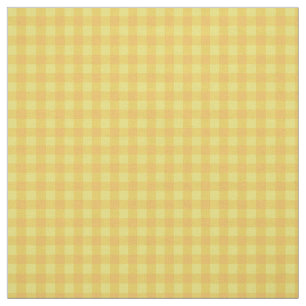 Tissu Guingan de contrôle de jaune orange de Daffy-vers