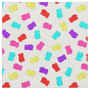 Tissu gummy bears colorful rainbow candy