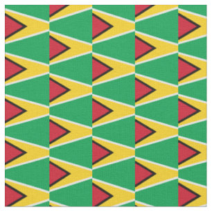 Tissu Guyana Flag & Guyana Trendy Fabric/fashion