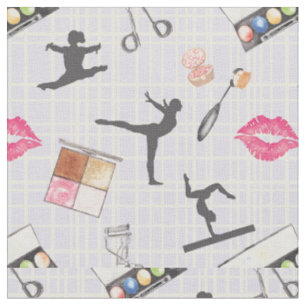 Tissu Gymnastique féminine - Maquillage féminin