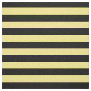 Tissu Halloween Black Yellow Stripes Motif Bumble Bee