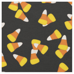 Tissu Halloween classique bonbons pièces de maïs motif