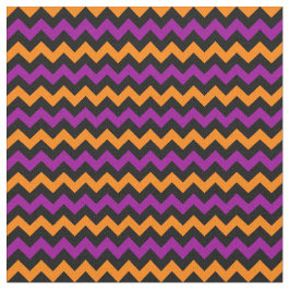 Tissu Halloween coloré Chevron Motif