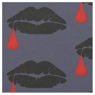 Tissu Halloween Vamp Kiss