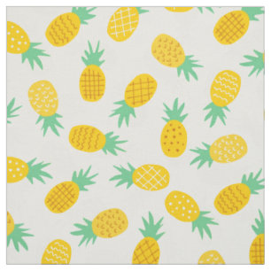 Tissu Hawaiian Pineapple Motif Design tropical