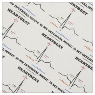 Tissu Heartbeat Est Ma Musique Interne EKG Sinus Rhythm