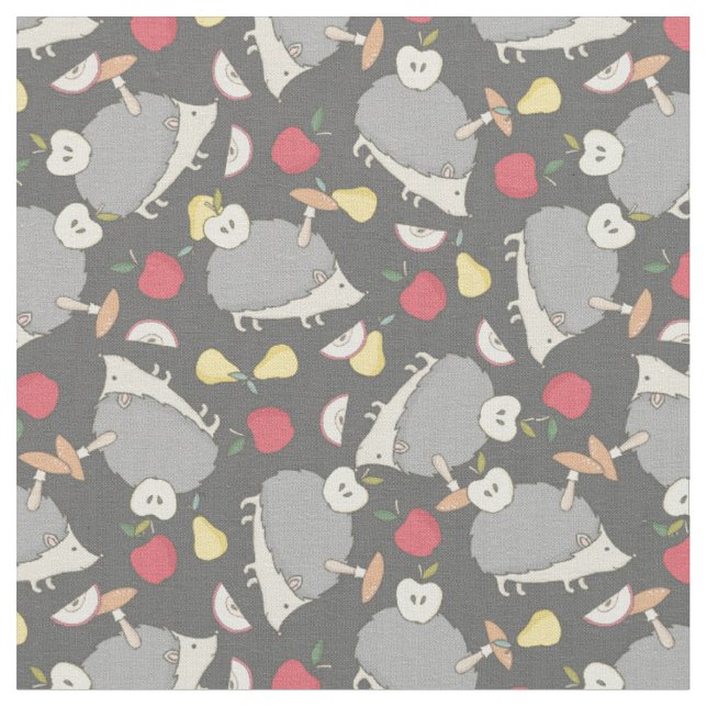 Tissu Hérisson d'automne (Fermer)