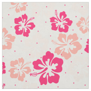 Tissu Hibiscus hawaïen tropical