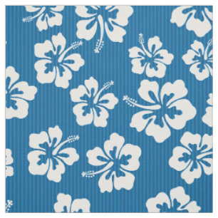 Tissu Hibiscus hawaïen tropical