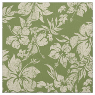 Tissu Hibiscus Pareau Hawaiian Floral Aloha Chemise Impr
