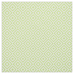 Tissu Hip Lime Green Ikat Diamond Carrés Mosaic Motif