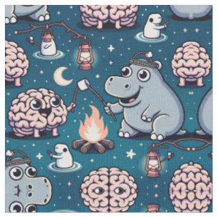 Tissu Hippo Camp Us