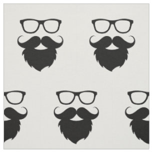 Tissu Homme à barbe drôle adulte