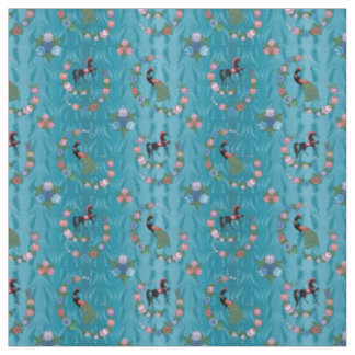 Tissu hongrois folklorique de motif