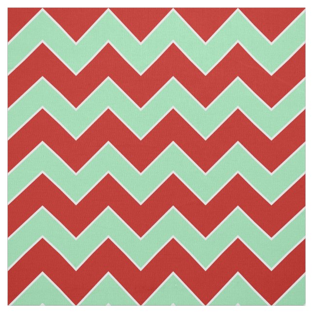 Tissu horizontal de motif de zigzag de Noël (Échantillon)