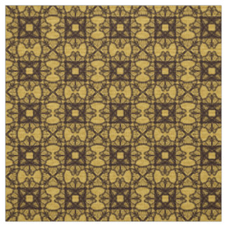 Tissu Hourglass Abstrait Imprimé Gold