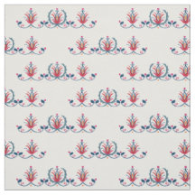 Hungarian Folk Floral Textile Pattern