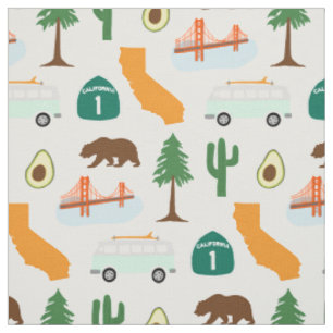 Tissu Icônes de Californie