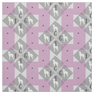 Tissu Iggy de Joann de diamant de chien de lévrie