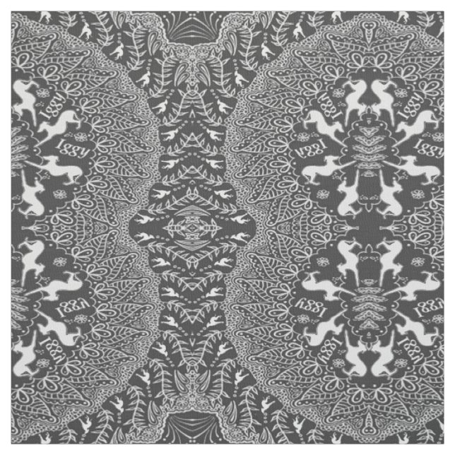 Tissu Iggy de Joann de motif de tissu de lévrier (Échantillon)