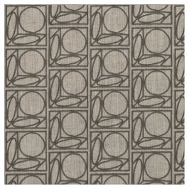 Tissu Illusion optique d'artisan (brun de cendre)