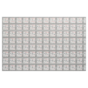 Tissu Illusion optique Diagramme visuel Docteur Motif op