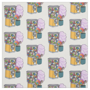 Tissu Illustration de dessin de bonbon