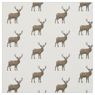 Tissu Illustration de dessin sur le cerf