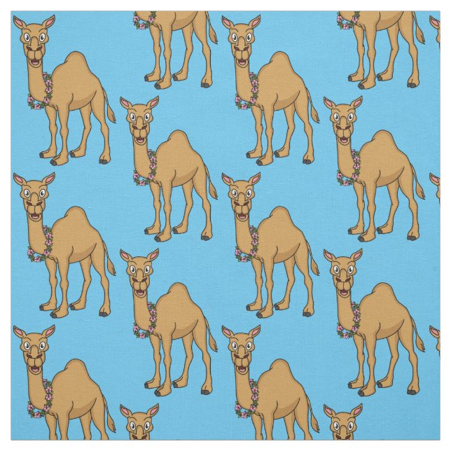 Tissu Illustration de dromadaire (Échantillon)
