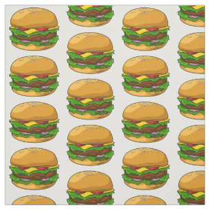 Tissu Illustration de Hamburger
