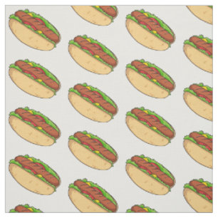Tissu Illustration de Hot dog