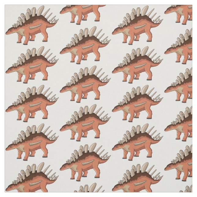 Tissu Illustration de Kentrosaurus (Échantillon)